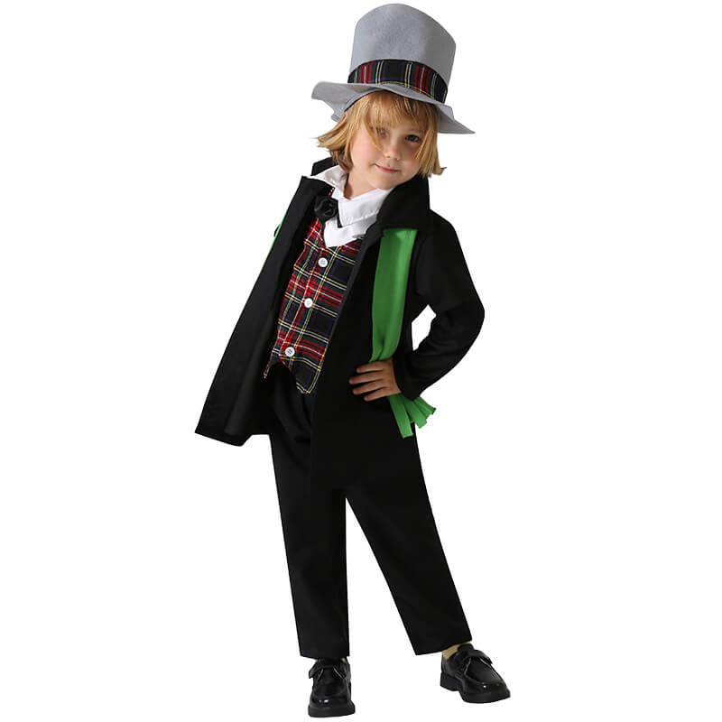 Boys St Patricks Day Outfit Leprechaun Costume Paddys Day Carnival Dress Up Full Set