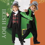 Boys St Patricks Day Outfit Leprechaun Costume Paddys Day Carnival Dress Up Full Set