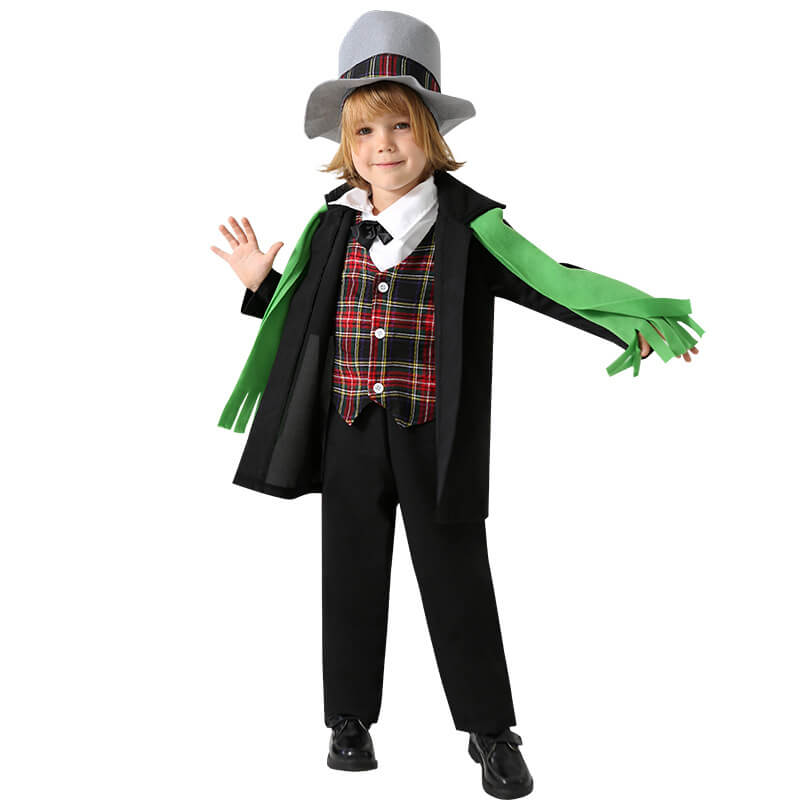 Boys St Patricks Day Outfit Leprechaun Costume Paddys Day Carnival Dress Up Full Set