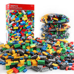 Building Bricks Game Brickyard 300 Pieces Set, Classic Building Blocks Compatible with All Major Brands for All Ages Boys & Girls