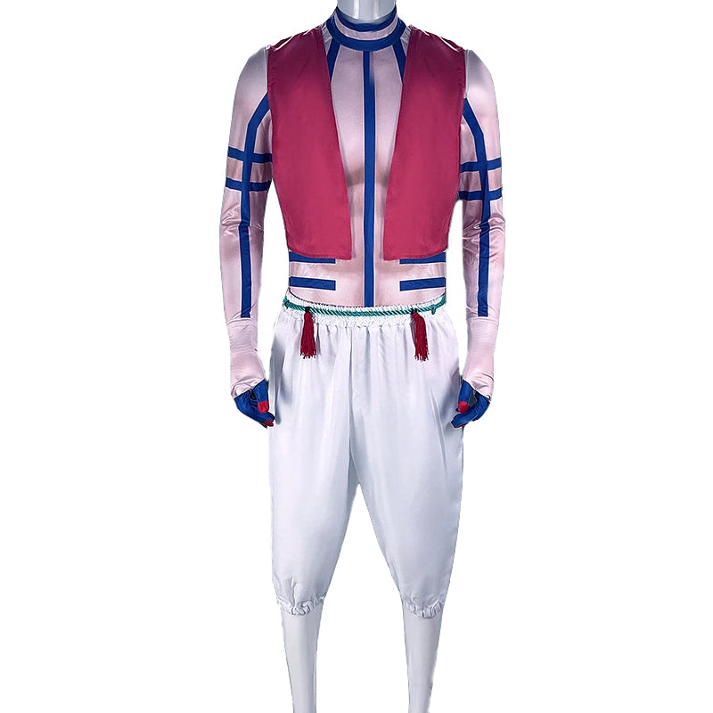 Akaza Costume Stubborn Demon Hakuji Cosplay Outfit Halloween Party Full Set