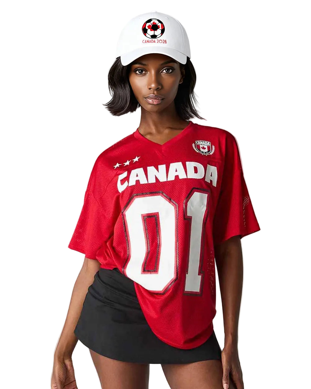 Futbol Jersey Mexico Breathable Soccer Mesh Shirts Quick-dry Football Tops with Cap for Daily Casual Wear