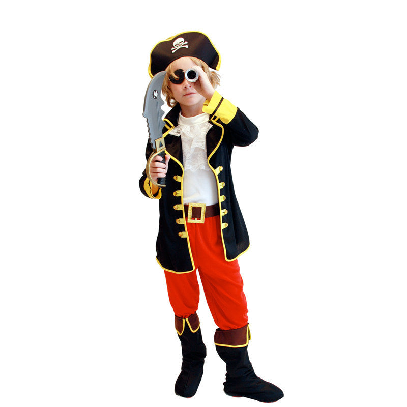 Kids Boys Pirate Halloween Cosplay Costumes