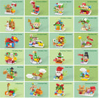Christmas Advent Calendar with Building Bricks 24 in 1 Santa's Work Shop Countdown for Boys and Girls 6+