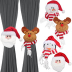 Christmas Curtain Tiebacks Holiday Curtain Buckle for Christmas Room Decoration
