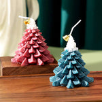 Christmas Tree Candle Scented Xmas Tree Candles 6-Pack 5.9Inch Novelty Xmas Decoration Fragrance Candle for Home