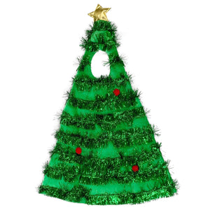 Girls Christmas Tree Dress with Hat Funny Christmas Costume Festive Party Outfit