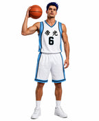 Kuroko No Basuke Costume Tops No 4 5 6 7 8 15 Kuroko Tetsuya Teiko School Basketball Jersey Set