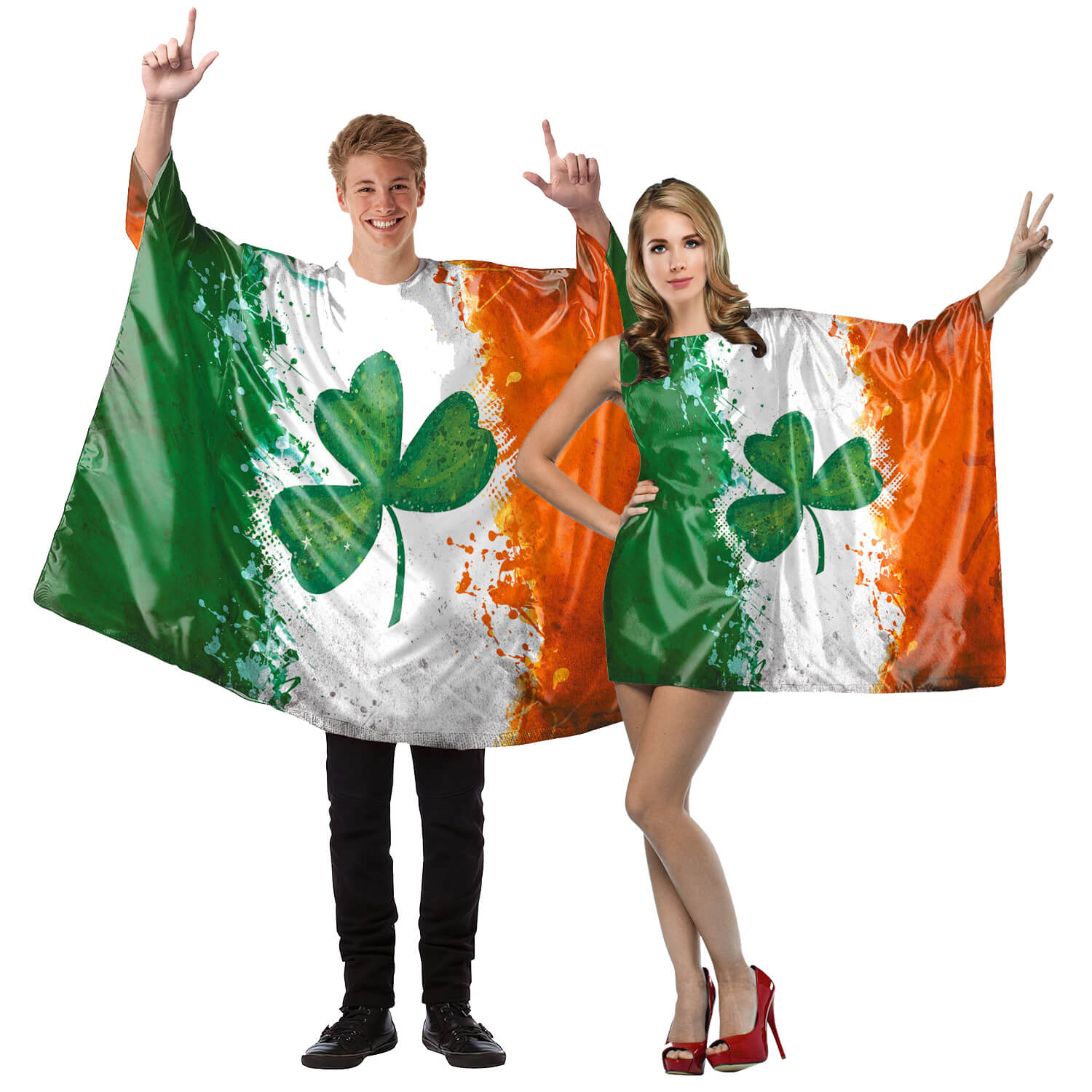 Leprechaun Costume Couples St Patricks Day Outfit Irish Carnival Costume for Adult