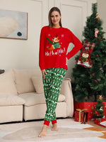 Family Christmas Pajamas Red Tops Pants Xmas Jammies for Kids Adults