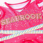 Kids Cheerleader Costume Fancy Addison Cheerleader Costume Party Outfit with Accessories