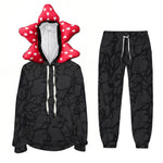 Demogorgon Costume Stranger Monster Hoodie and Pants Tracksuit Set