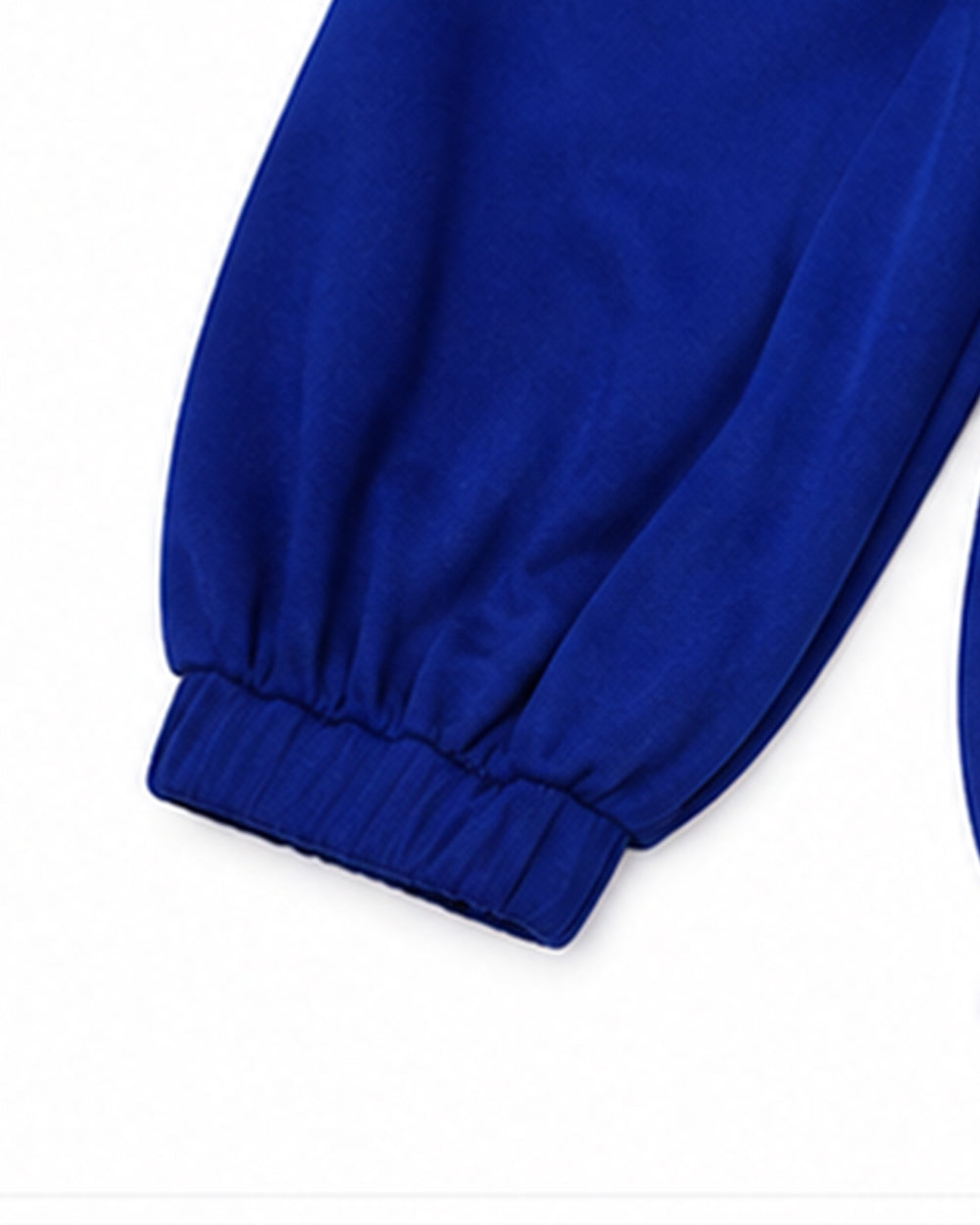 Adult Demon Brother Outfit Blue Baggy Pants Red Neck Choker and Arm Bandages Set for Cosplay