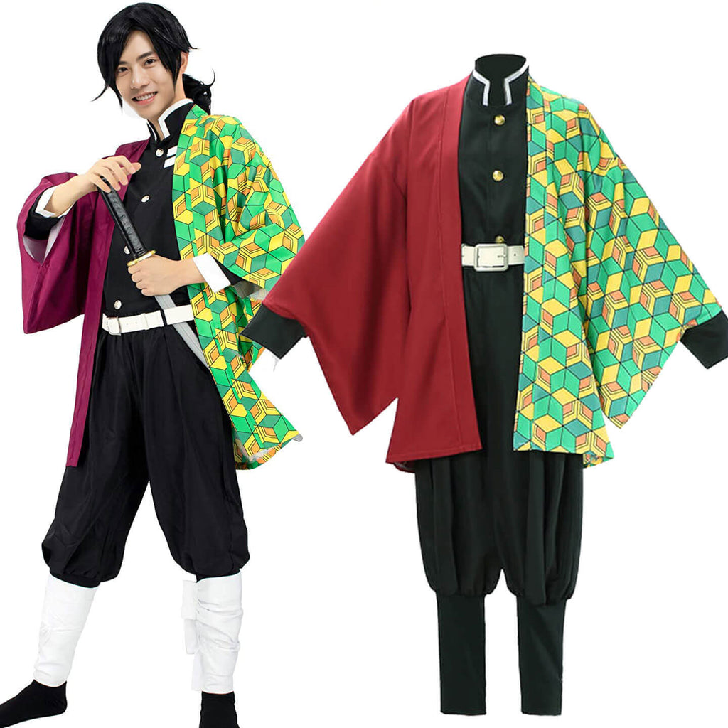 Adult Demon Cosplay Costumes Nezuko Tanjiro Shinobu Mitsuri Cosplay Full Set