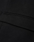 Mens Demon King Costume Black Jacket Pants Shirt and Hat Suit for Dress-up Party