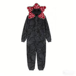 Demogorgon Onesie Unisex Hooded Fleece Pajamas Winter Cozy Loungwear