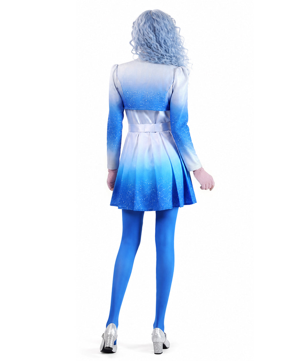 Chloe Charming Costume Descendents Blue Princess Skirt with Jacket and Accessories for Kids Adults Halloween Party