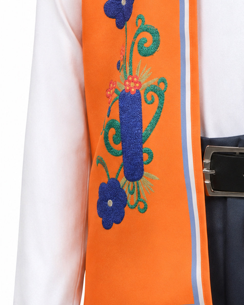 Wonderland Boy Luis Outfit Orange Vest and Blue Neckerchief Costume Set for Kids Halloween Party Cosplay