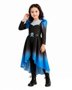 Princess Chloe Costume Wicked Blue and Black Tops Pants with Skirt 2pcs Set for Girls Women Cosplay Event