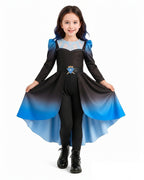 Princess Chloe Costume Wicked Blue and Black Tops Pants with Skirt 2pcs Set for Girls Women Cosplay Event