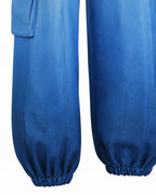 Women Princess Chloe Costume Movie 5 Blue Ombre Jumpsuit with Belt for Cosplay Party
