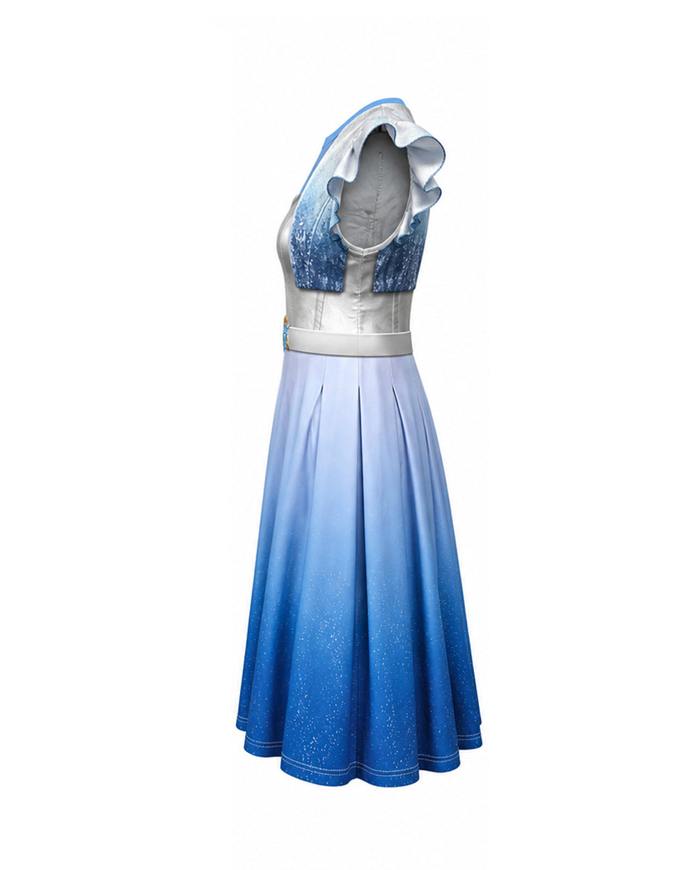 Girls Wonderland Red Princess Costume 3D Print Pink Princess Chloe Dress and Bag for Dress-up Party