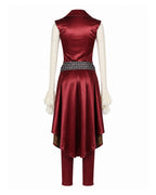 Wonderland Captain's Daughter Costume Hook Pirate Princess Cape Vest Pants Shirt and Accessories for Halloween Party