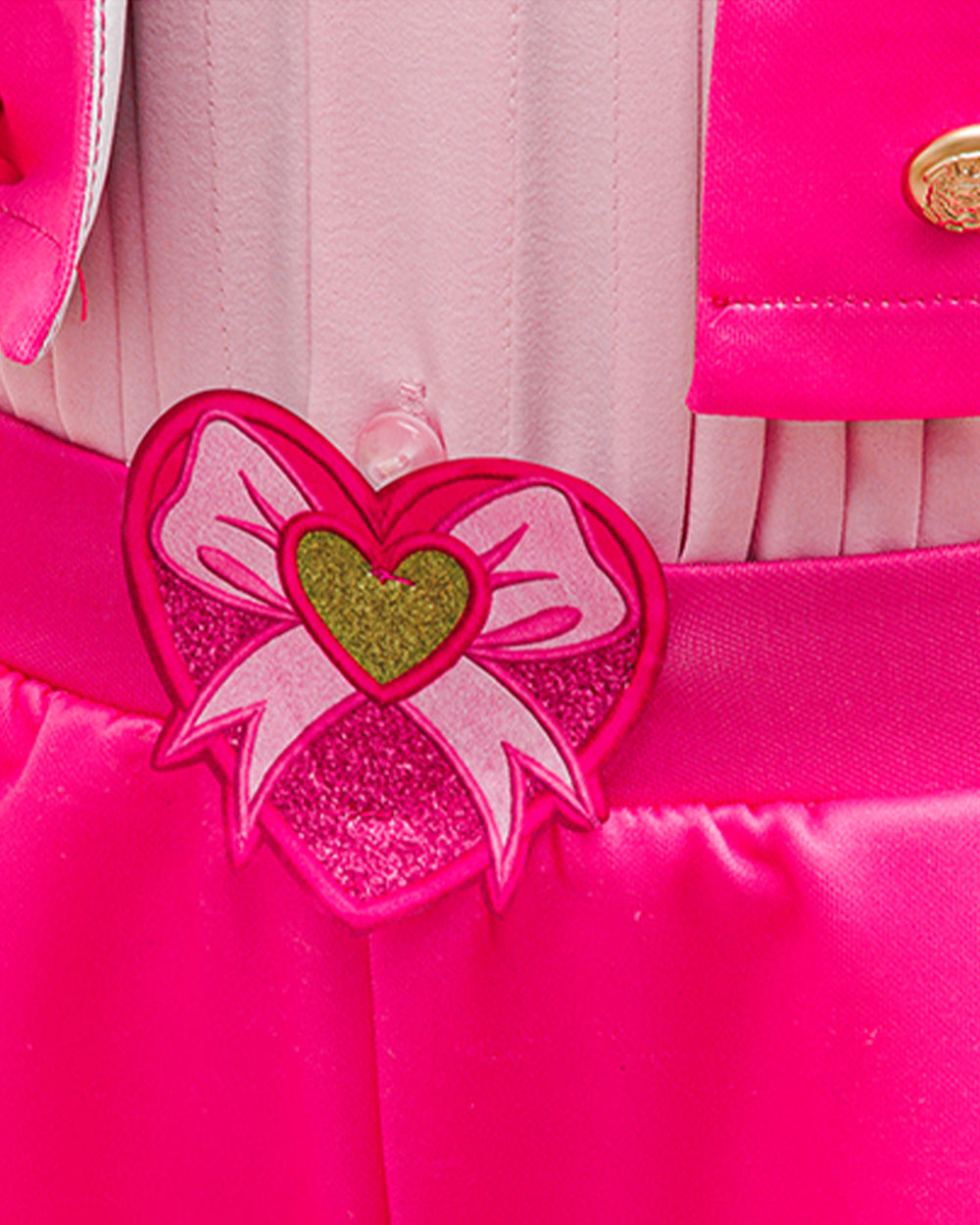 Girls Descendent Costume Pink Princess Bridget Outfit with Wig for Halloween Cosplay Party