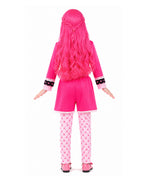 Girls Descendent Costume Pink Princess Bridget Outfit with Wig for Halloween Cosplay Party