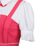 Wonderland Pink Princess Costume Mommy and Me Dress Blet and Wig Full Set for Cosplay Event