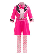 Girls Descendent Costume Pink Princess Bridget Outfit with Wig for Halloween Cosplay Party