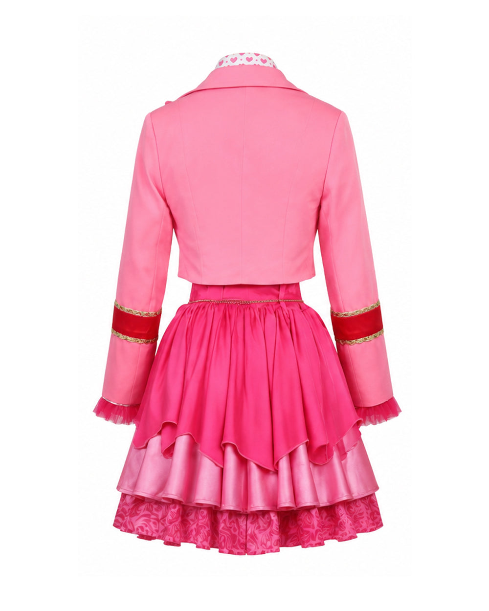 Pink Princess Dress Descendent Blazer Shirt Skirt Outfits Set with Bag for Girls Women Cosplay
