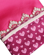 Women Pink Princess Costume Movie 5 Cropped Blazer Shorts Shirt and Accessories 6pcs Suit for Cosplay Events