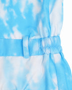 Royal Sailor Twin Costume Blue Jumpsuit with Striped Shirt and Hat for Kids Adults Halloween Cosplay Party