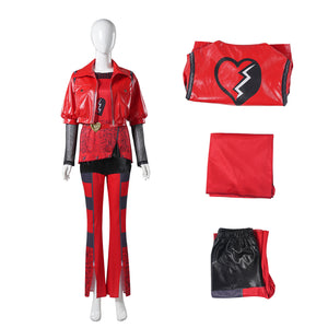 Adult Princess Red Costume The Rise Of RED Shirt Pants and Vest Suit for Halloween Carnival