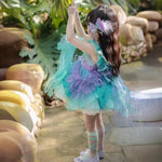 Girls Mermaid Dress Princess Ball Gown Lolita Dress for Birthday Party and Pageant