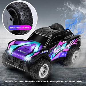 4WD RC Off-road Vehicle 2.4G Fast Remote Control  Drift Car Double Spray Electric Car Toy