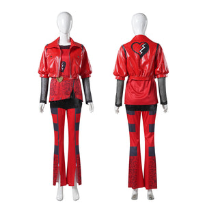 Adult Princess Red Costume The Rise Of RED Shirt Pants and Vest Suit for Halloween Carnival