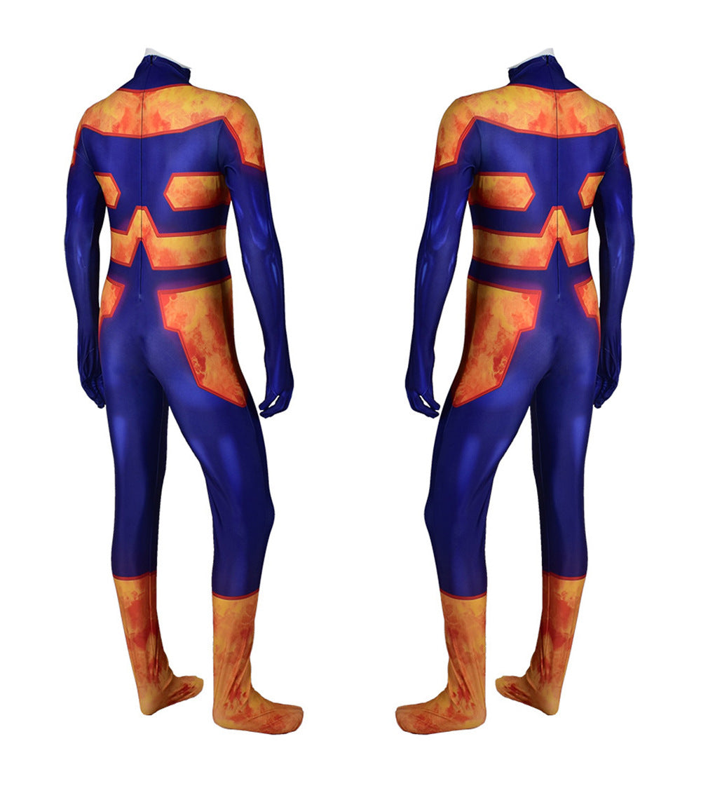 Kids Adults Endeavor Cosplay Costume Flame Hero Jumpsuit for Dress Up and Halloween
