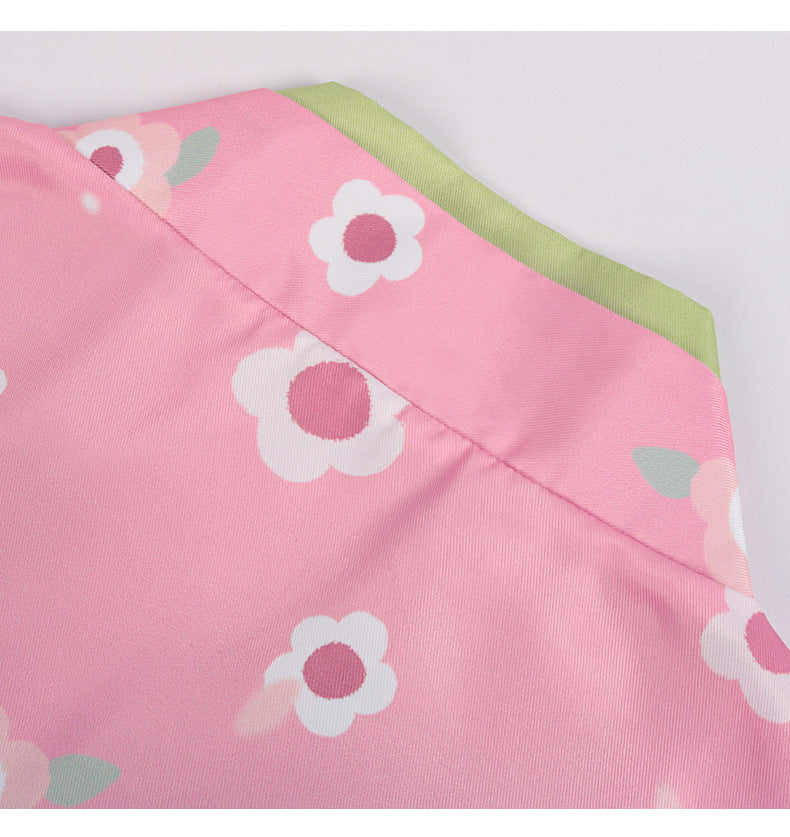 Adult Mitsuri Cosplay Costume Women Kimono Outfit Halloween Dress Up Full Set