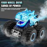 2.4Ghz Dino Remote Control Car 4WD Spray Stunt Car Climbing Off-road Car Toy