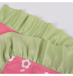 Adult Mitsuri Cosplay Costume Women Kimono Outfit Halloween Dress Up Full Set