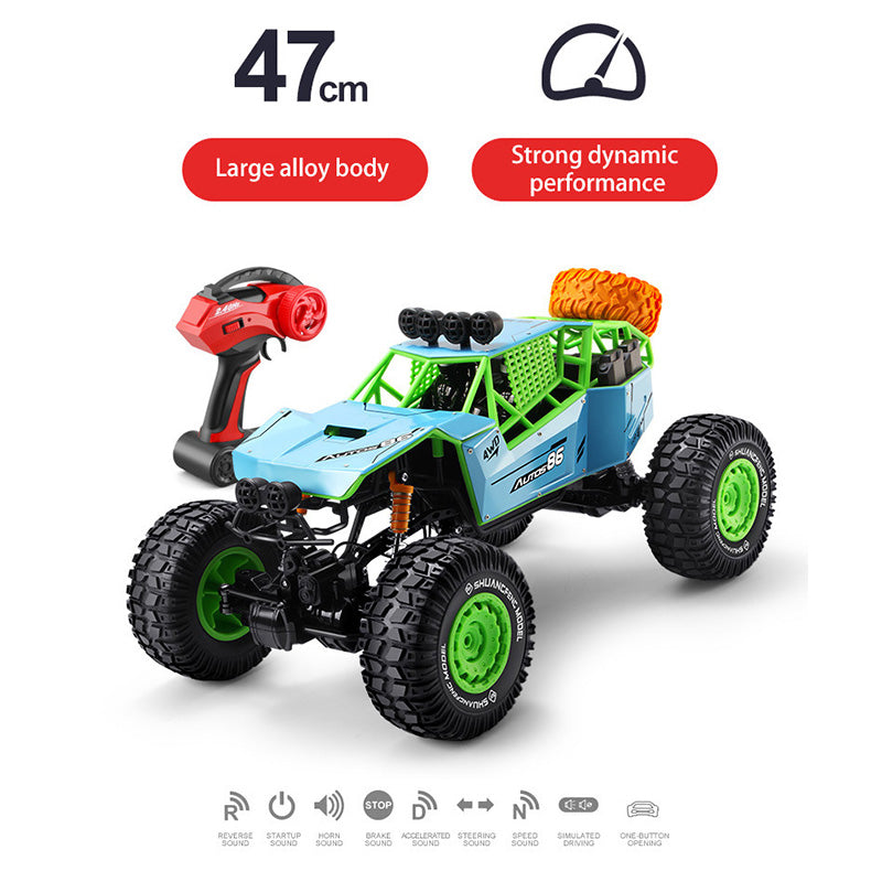 1/8 Remote Control Car 2.4G Alloy Climbing Car 4WD Off-road Vehicle For Kids