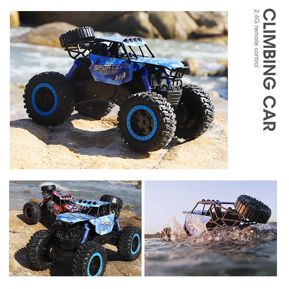 2.4G Amphibious Vehicle 4WD RC Off-road Climbing Car Waterproof All Terrain Car