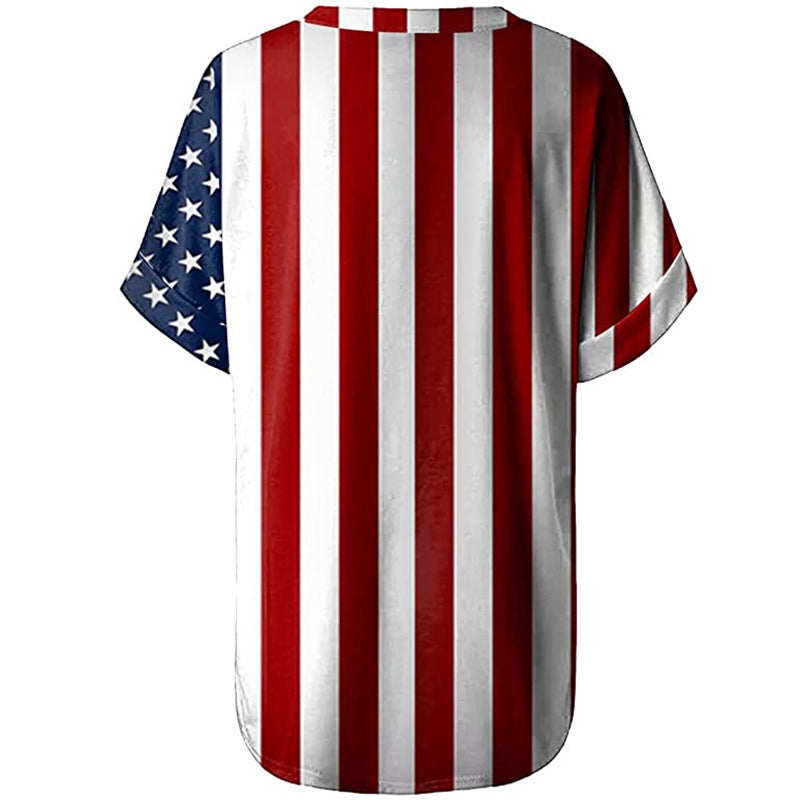 Women American Flag Shirt Classic 4th of July Tee Ladies Independent Day Outfits for Parade