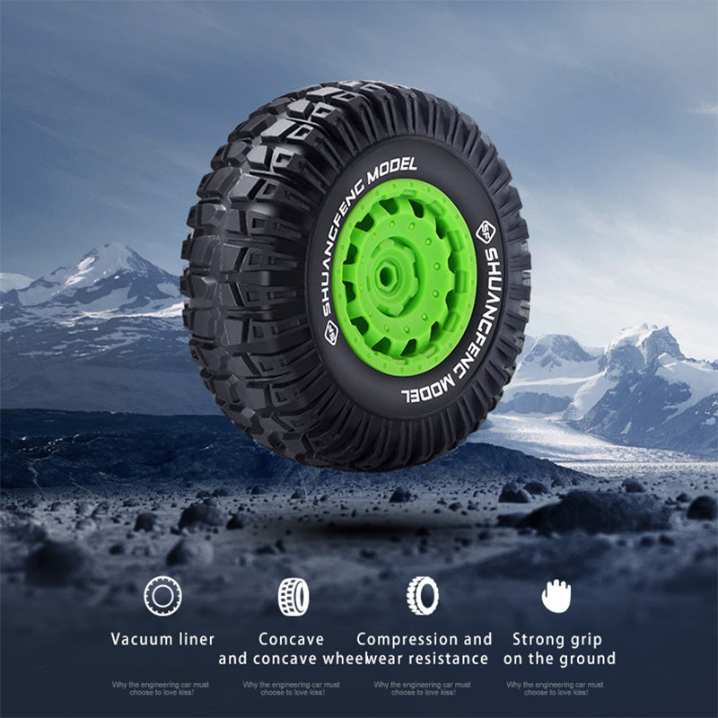 1/8 Remote Control Car 2.4G Alloy Climbing Car 4WD Off-road Vehicle For Kids