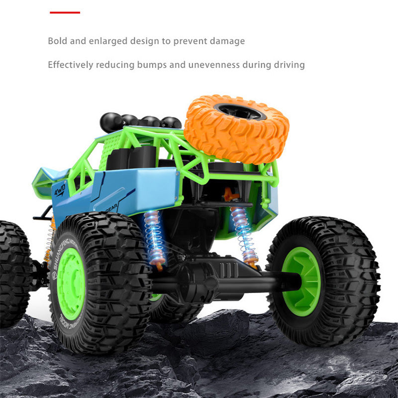 1/8 Remote Control Car 2.4G Alloy Climbing Car 4WD Off-road Vehicle For Kids