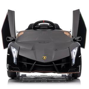 12V Kids Lambo Ride On Car Sports Dual Drive Car with 2.4G Remote Control Electric Racing Car