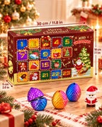2026 Dinosaur Advent Calendar 24-Day Christmas Countdown Toy Set with 3D Printed Surprise Dragon Eggs for Kids