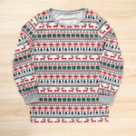 Christmas Moose Family Matching Costume Baby Romper Kids Adult Long Sleeve Tops Pants Suit